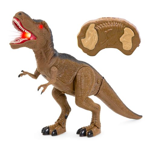 Dinossauro Articulado de Controle Remoto - Tiranossauro Rex - Com Luz e Som - Dinosaur Planet - 53 cm - Yes Toys