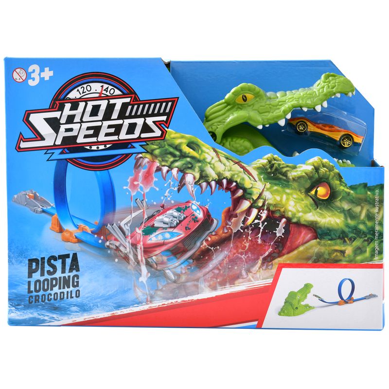 1-Pista-Hot-Speeds-com-Carrinho---Looping-Crocodilo