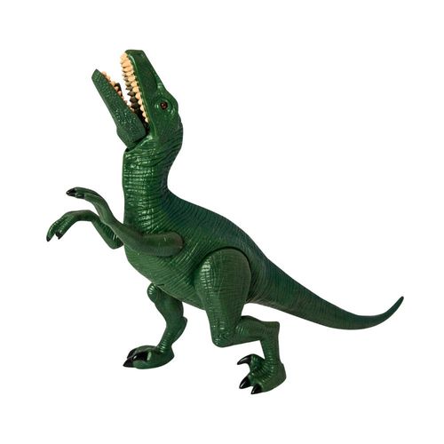 Dinossauro Articulado com Luz e Som - Velociraptor - Dinosaur Planet - 24 cm - Yes Toys