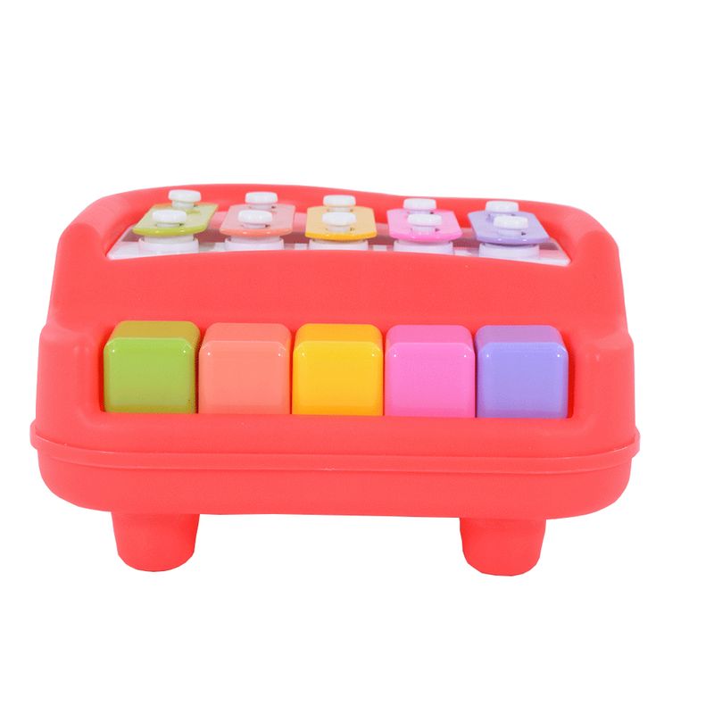 1-Brinquedo-Musical-2-em-1---Xilofone-e-Piano---Vermelho---ST-Import