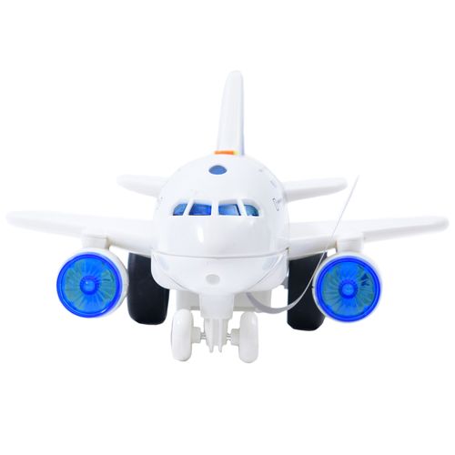 Avião de Fricção com Luz e Som - Planebus 710A - ST Import