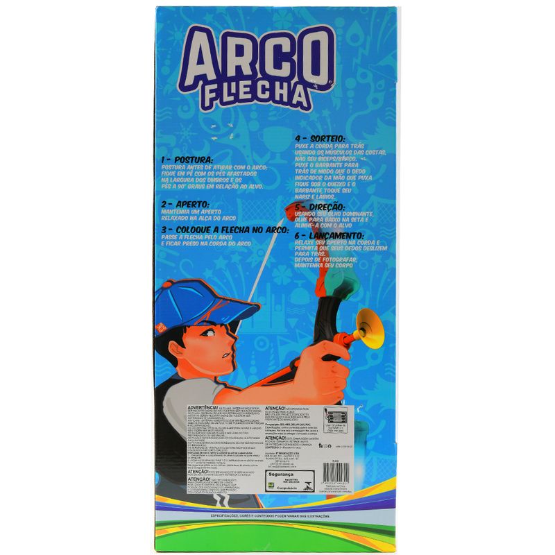 3-Jogo-Arco-e-Flecha---Lanca-Dardos---63cm---ST-Import