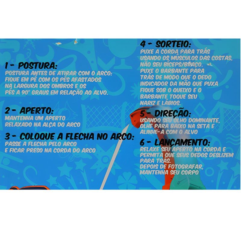 4-Jogo-Arco-e-Flecha---Lanca-Dardos---63cm---ST-Import