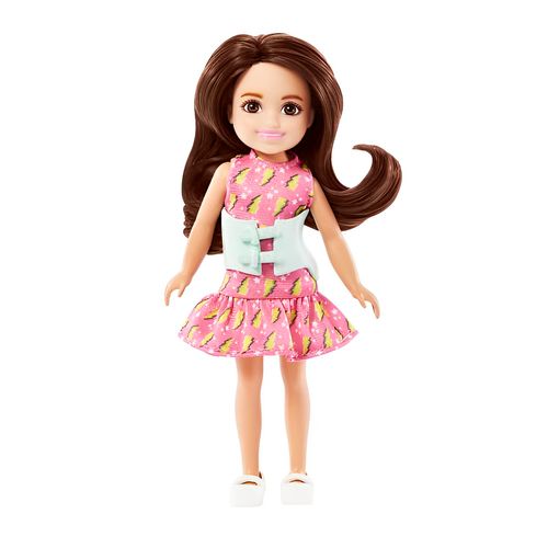 Mini Boneca Barbie - Club Chelsea - Menina Morena - 13cm - Mattel