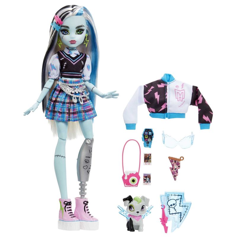 Boneca-Monster-High-com-Acessorios---Frankie-Stein-e-Watzie---Mattel-6