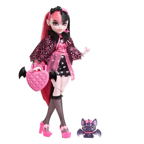 Boneca Monster High com Acessórios - Draculaura e Count Fabulous - Mattel
