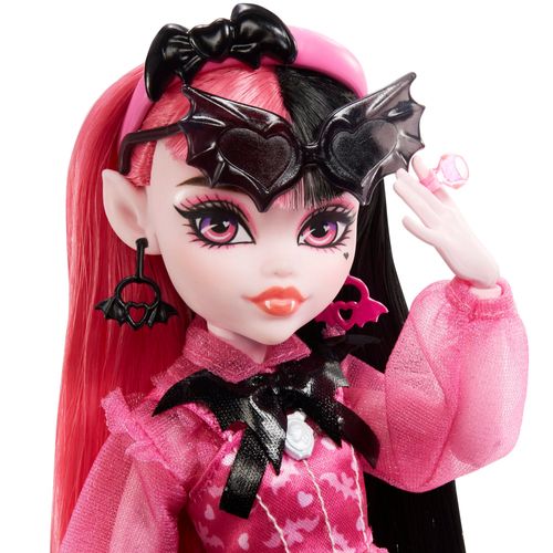 Boneca Monster High com Acessórios - Draculaura e Count Fabulous - Mattel