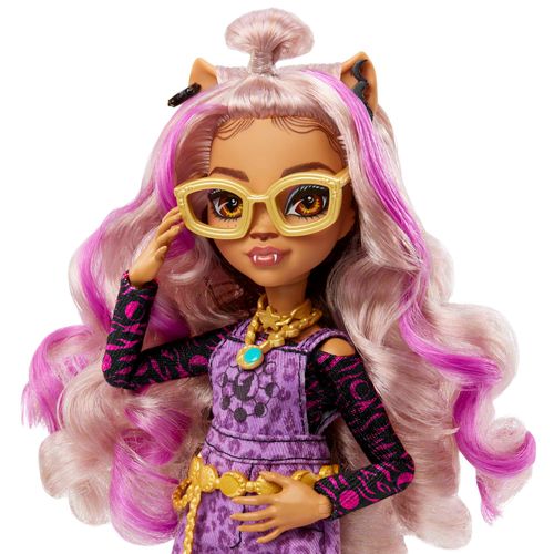 Boneca Monster High com Acessórios - Clawdeen Wolf e Crescent - Mattel