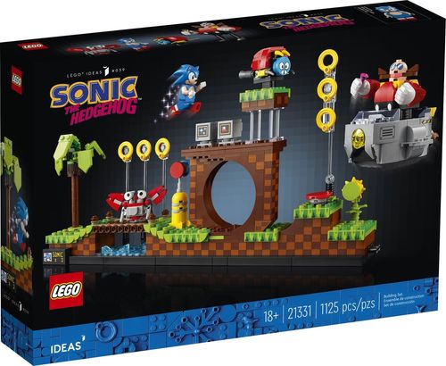 LEGO Ideas - Sonic The Hedgehog - Zona Green Hill - 1125 Peças - 21331