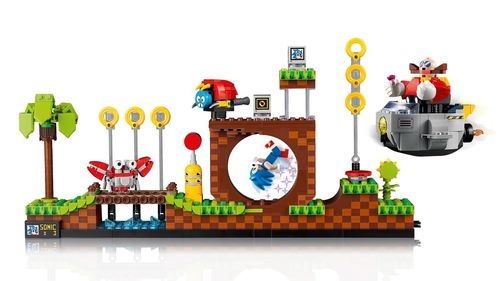 LEGO Ideas - Sonic The Hedgehog - Zona Green Hill - 1125 Peças - 21331