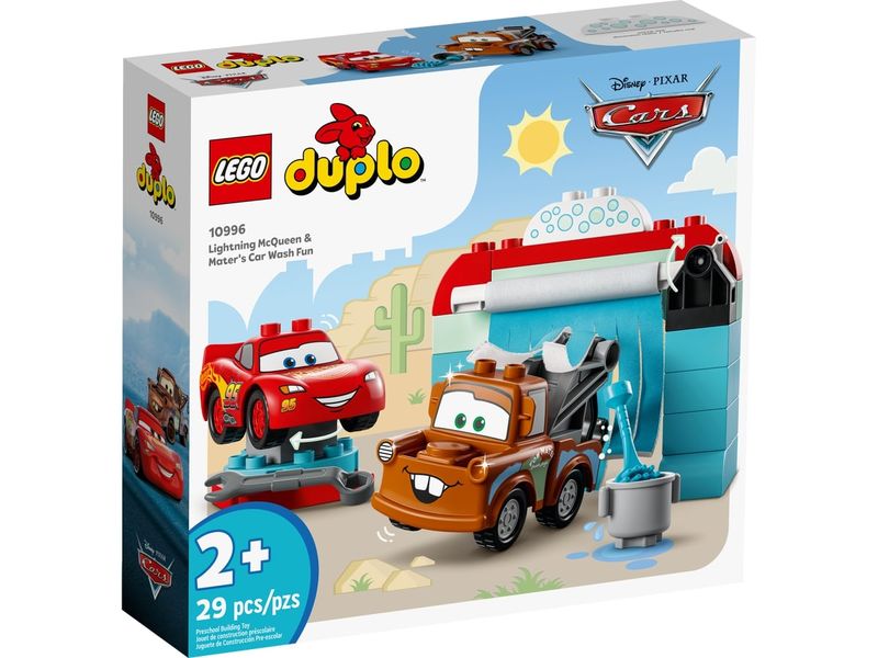 1-LEGO-Duplo---Divertida-Lavagem-de-Carros-de-McQueen-e-Mate---Disney-Carros---10996