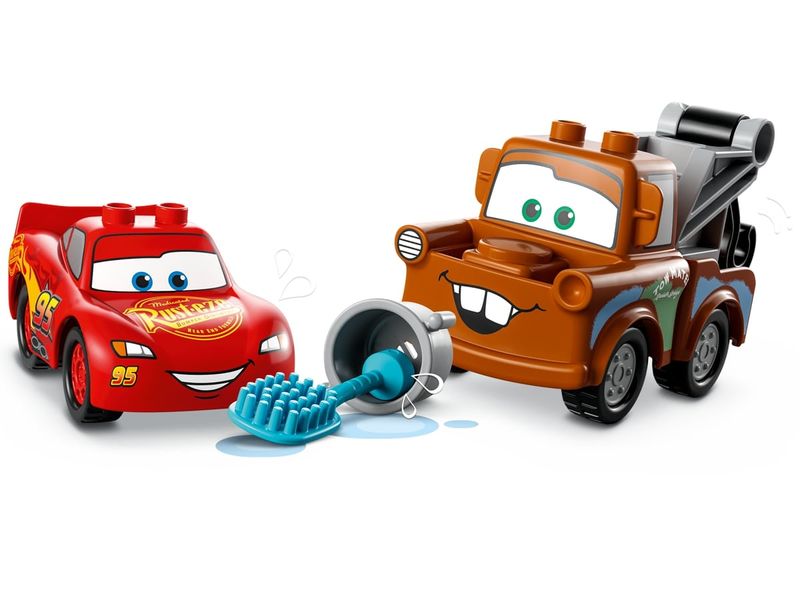3-LEGO-Duplo---Divertida-Lavagem-de-Carros-de-McQueen-e-Mate---Disney-Carros---10996