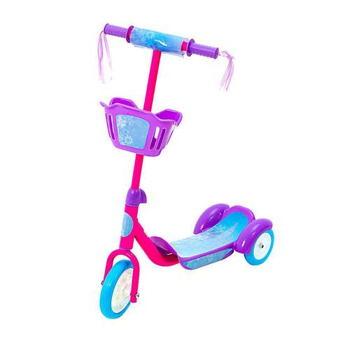 Patinete Infantil - Triline com Cesto - Rosa - BBR Toys
