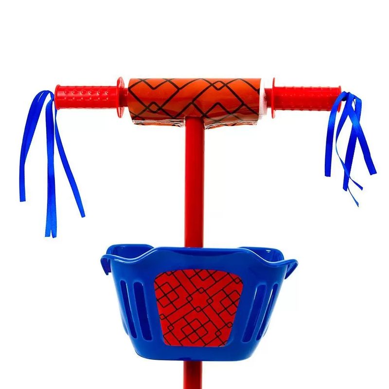 2-Patinete-Infantil---Triline-com-Cesto---Vermelho---BBR-Toys