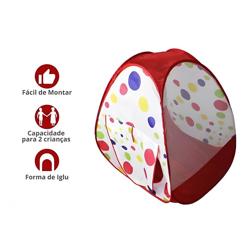 3-Barraca-Infantil---Tenda-de-Bolinhas---BBR-Toys