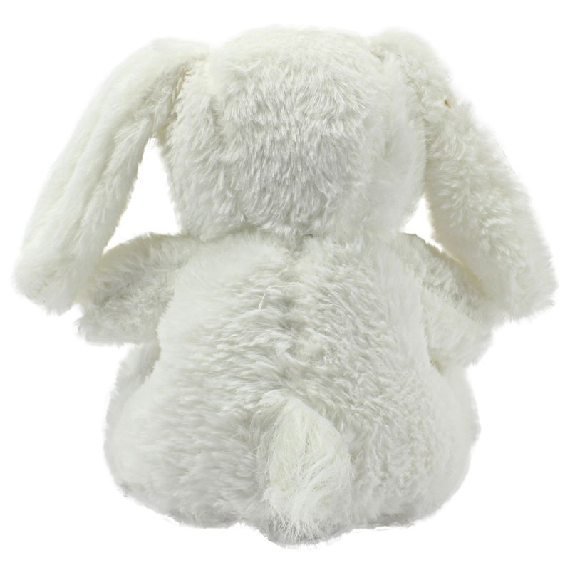 3-Coelho-de-Pelucia-com-Lacinho---Orelhudo---Branco---24cm---BBR-Toys