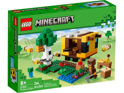 LEGO Minecraft - Casa de Campo Abelha - 254 Peças - 21241 - Conjunto blocos de montar