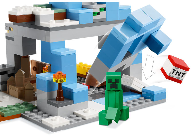 LEGO-Minecraft---Os-Picos-Gelados---21243-5