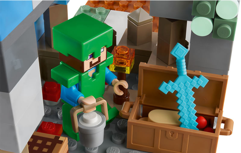LEGO-Minecraft---Os-Picos-Gelados---21243-7