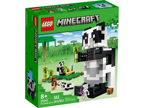 LEGO Minecraft - O refúgio do panda - 553 Peças - 21245 - Conjunto blocos de montar