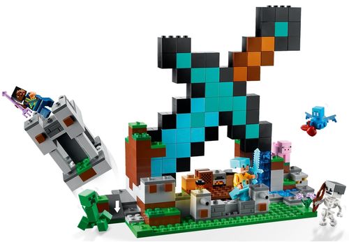 LEGO Minecraft - O Posto Avançado da Espada - 427 Peças - 21244 - Conjunto construção