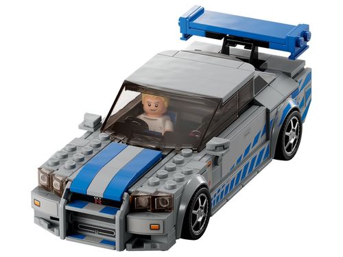 LEGO Speed Champions - Nissan Skyline GT-R (R34) - Velozes e Furiosos - 319 Peças - 76917