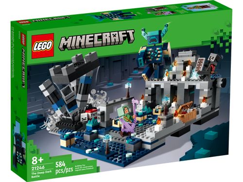 LEGO Minecraft - A Batalha Escura Profunda - 584 Peças - 21246