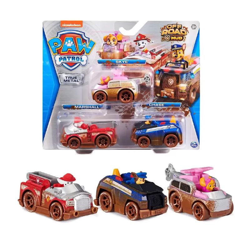 Conjunto-com-3-Mini-Veiculos---Patrulha-Canina---Off-Road-Mud---Sunny-1