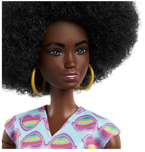 Boneca Barbie Fashionistas - Cadeirante - Negra - 195 - Mattel