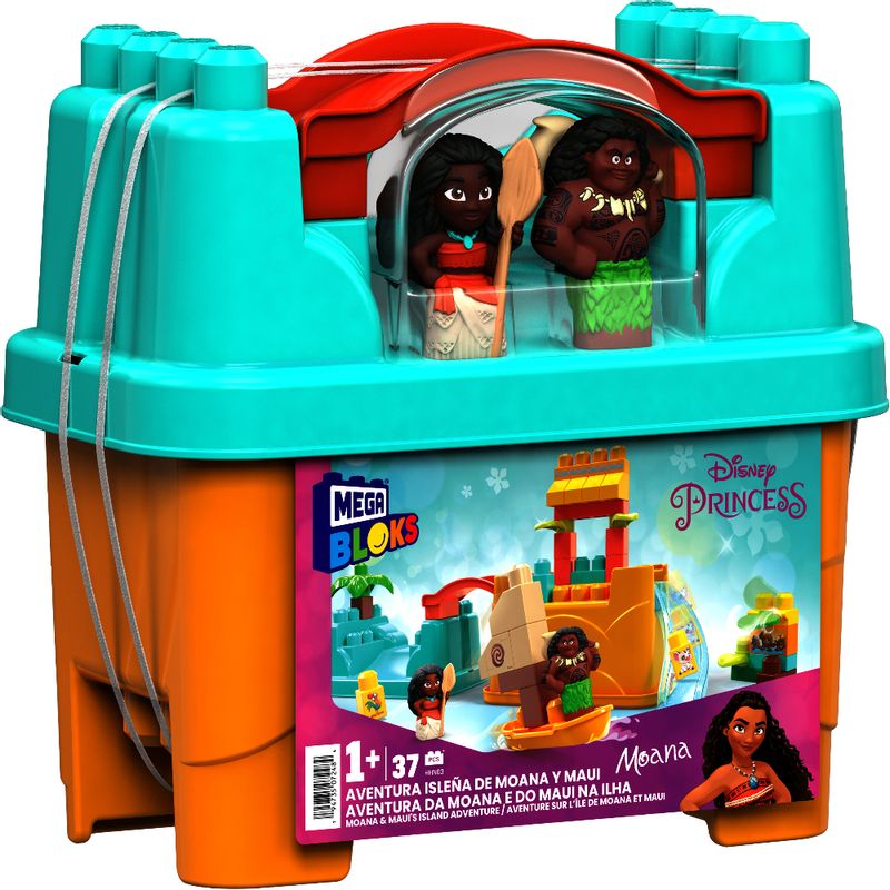 2-Blocos-de-Montar---Mega-Bloks---Aventuras-de-Moana-e-Maui---Disney---Mattel