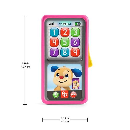 Smartphone Infantil - Aprendizagem Deluxe - Rosa - Fisher-Price