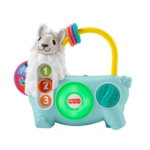 Brinquedo Pedagógico com Luz e Som - Linkimals - Lhama Atividades Divertidas - Fisher-Price