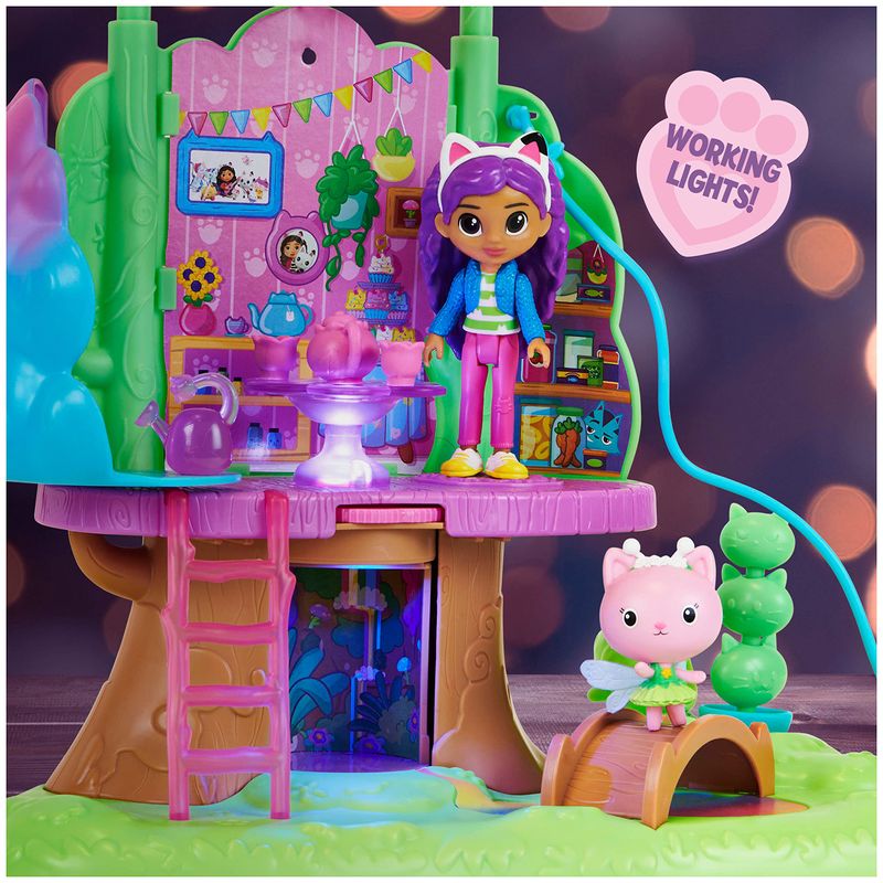 Playset-com-Mini-Figuras---Casa-na-Arvore-e-Kitty-Fadinha---A-Casa-Magica-da-Gabby---Sunny-7