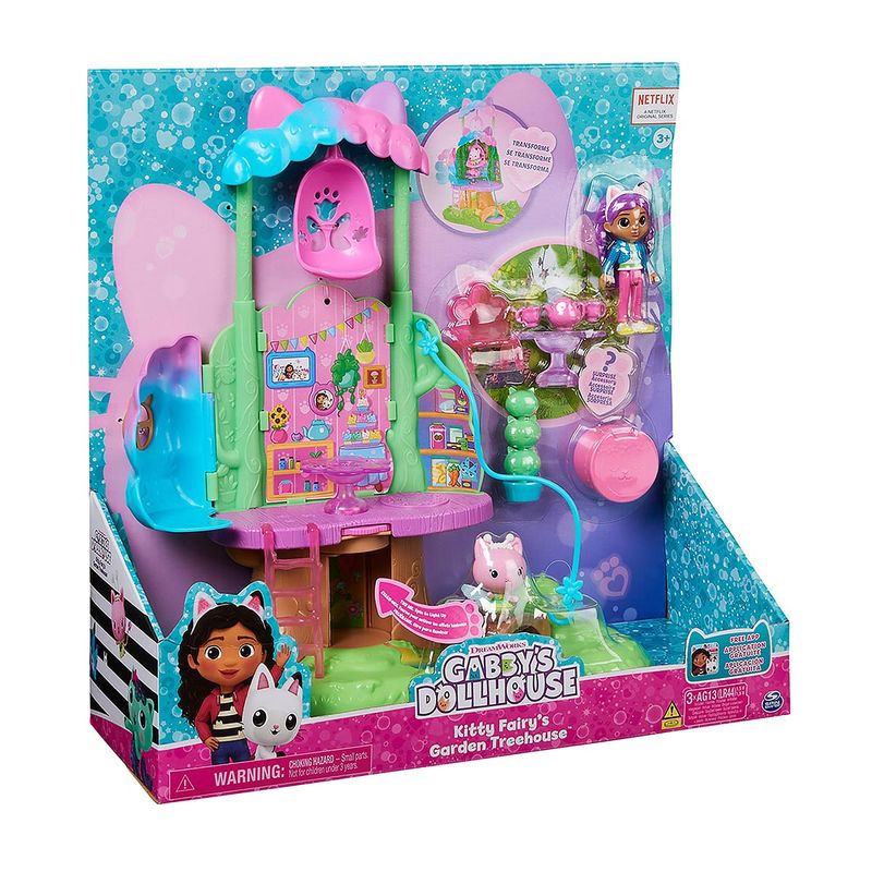Playset-com-Mini-Figuras---Casa-na-Arvore-e-Kitty-Fadinha---A-Casa-Magica-da-Gabby---Sunny-9