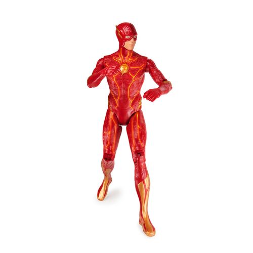 Figura Articulada com Luz e Som - The Flash - 20 Frases e Sons - 30 cm - Sunny