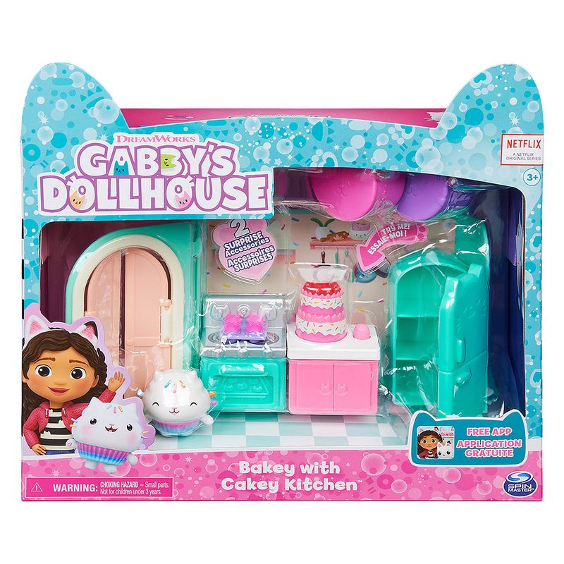 2-Playset-com-Mini-Figura---Cozinha-de-Luxo-com-Cakey-Cat---Casa-da-Gabby---Sunny