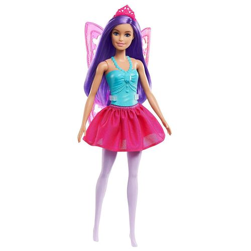 Boneca Barbie - Cabelo Roxo - Fadas Mágicas - Dreamtopia - Mattel
