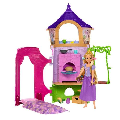 Playset com Figura - Torre da Rapunzel - Enrolados - Disney - Mattel