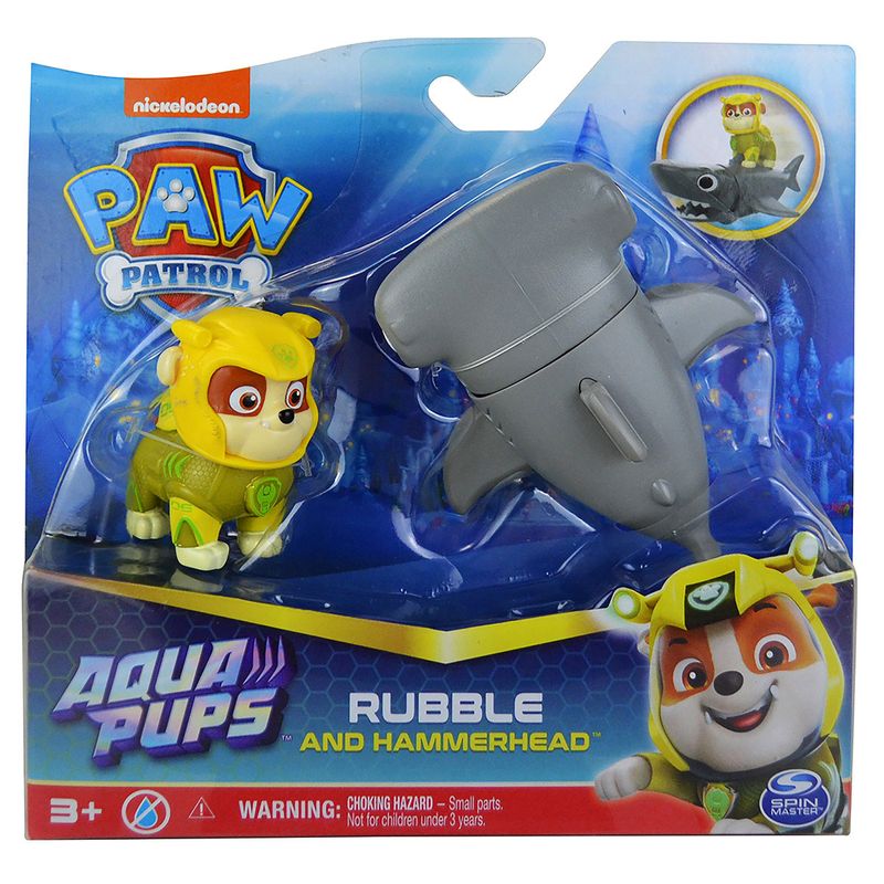 Conjunto-de-Figuras---Rubble-e-Tubarao-Martelo---Aqua-Pups---Patrulha-Canina---Sunny--2