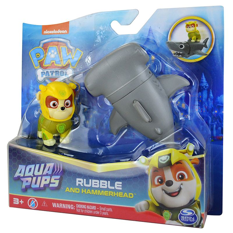 Conjunto-de-Figuras---Rubble-e-Tubarao-Martelo---Aqua-Pups---Patrulha-Canina---Sunny--4
