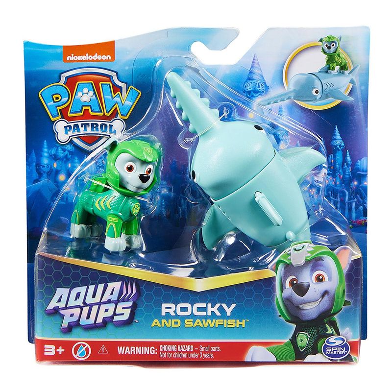 Conjunto-de-Figuras---Rocky-com-Peixe-Serra---Aqua-Pups---Patrulha-Canina---Sunny-2