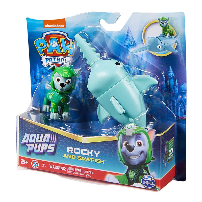 Conjunto-de-Figuras---Rocky-com-Peixe-Serra---Aqua-Pups---Patrulha-Canina---Sunny-5