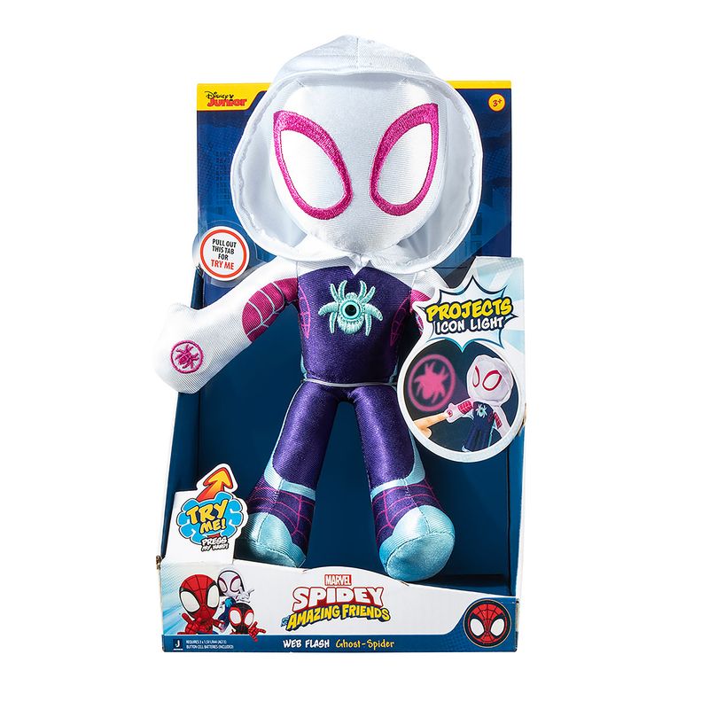 Pelucia-com-Som-e-Luz---Ghost--Spider---Web-Flash---Spidey-and-His-Amazing-Friends---22-cm---Sunny-2