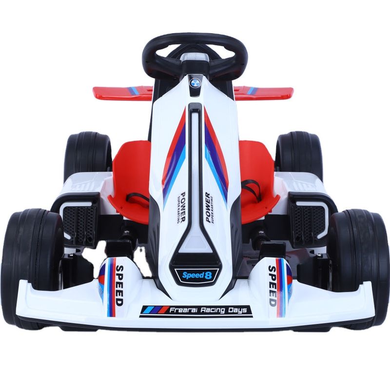 Kart-Eletrico-Infantil-com-Controle---Branco---12V---Bandeirante-3