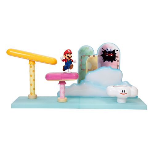 Playset com Figura - Super Mario - Cloud - Candide