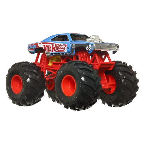 Carrinho Hot Wheels - Monster Trucks - Dodge R/T - Oversized - 1:24 - 20 cm - Mattel
