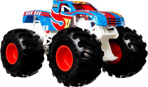 Carrinho Hot Wheels - Monster Trucks - Race Ace - Oversized - 1:24 - 20 cm - Mattel