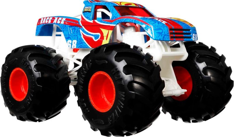 Carrinho-Hot-Wheels---Monster-Trucks---Race-Ace---Oversized---124---20-cm---Mattel-2