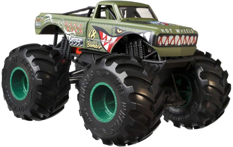 Carrinho-Hot-Wheels---Monster-Trucks---V8-Bomber---Oversized---124---20-cm---Matte-1