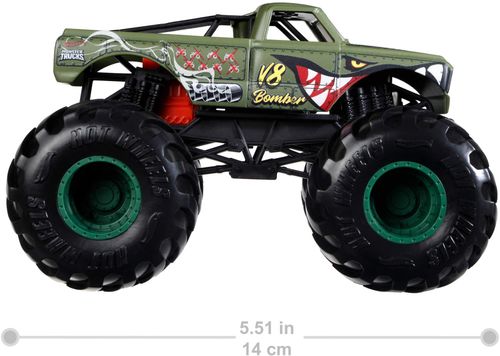 Carrinho Hot Wheels - Monster Trucks - V8 Bomber - Oversized - 1:24 - 20 cm - Mattel